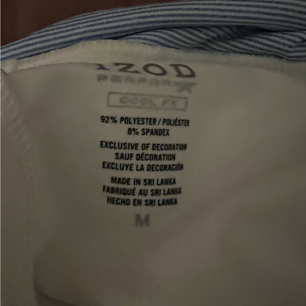EUC white and blue Izod golf skirt - Picture 4 of 6
